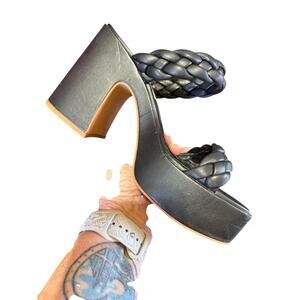 Dolce Vita Ashby Woven Slip On Platform Sandal